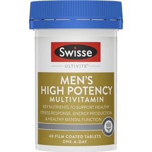 (PRE ORDER) Swisse Men's Ultivite Power Multivitamin 40 Tablets shelf life 2yrs