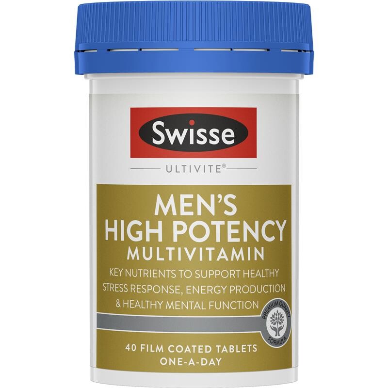 [PRE-ORDER] STRAIGHT FROM AUSTRALIA - Swisse Men's Ultivite Power Multivitamin 40 Tablets