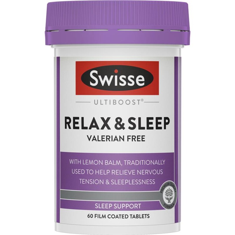 (PRE ORDER) Swisse Ultiboost Relax & Sleep 60 Tablets shelf life 2yrs