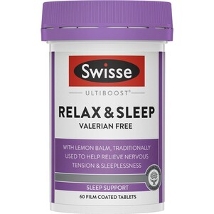 (PRE ORDER) Swisse Ultiboost Relax & Sleep 60 Tablets shelf life 2yrs