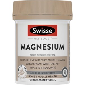 (PRE ORDER) Swisse Ultiboost Magnesium 120 Tablets shelf life 2yrs