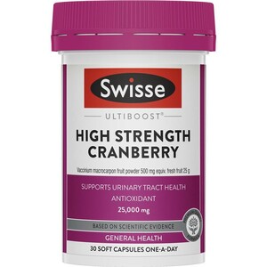 [PRE-ORDER] STRAIGHT FROM AUSTRALIA - Swisse High Strength Cranberry 25000mg 30 Capsules