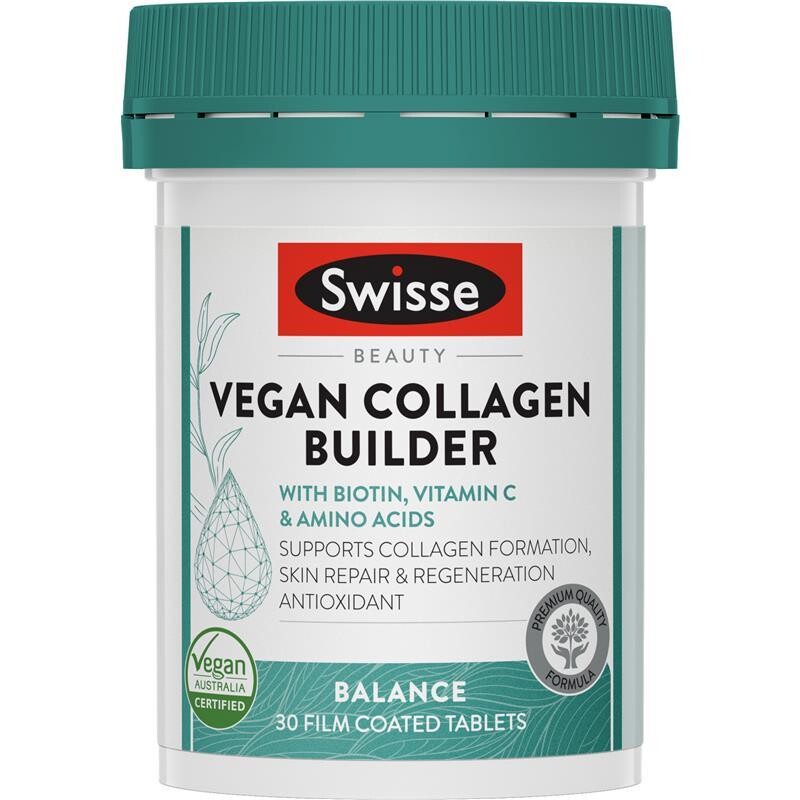[PRE-ORDER] STRAIGHT FROM AUSTRALIA - Swisse Beauty Vegan Collagen Builder 30 Tablets