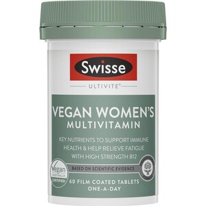 [PRE-ORDER] STRAIGHT FROM AUSTRALIA - Swisse Vegan Womens Ultivite 60 Tablets