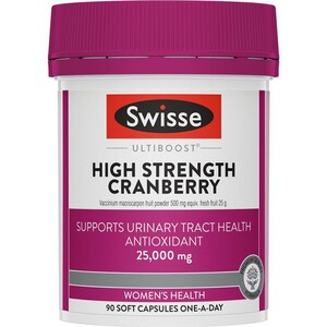 [PRE-ORDER] STRAIGHT FROM AUSTRALIA - Swisse High Strength Cranberry 90 Capsules