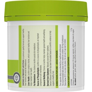 (PRE ORDER) Swisse Ultiboost Lecithin 1200mg 150 Caps shelf life 2yrs
