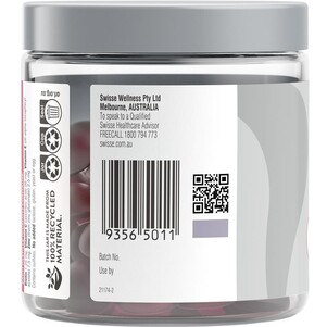 (PRE ORDER) Swisse Beauty Hair Skin Nails Gummies 50 Pack shelf life 2yrs