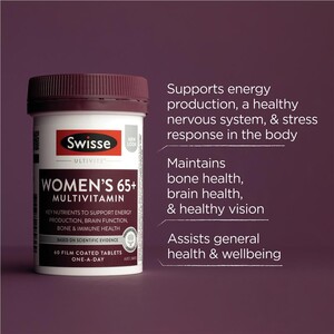 [PRE-ORDER] STRAIGHT FROM AUSTRALIA - Swisse Womens Multivitamin 65+ 60 Tablets