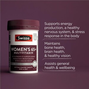 (PRE ORDER) Swisse Womens Multivitamin 65+ 60 Tablets shelf life 2yrs