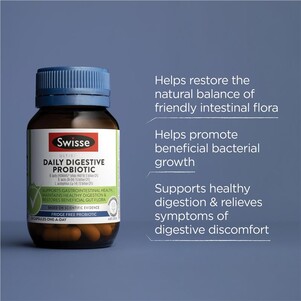 (PRE ORDER) Swisse Ultibiotic Daily Digestive Probiotic 90 Capsules shelf life 2yrs