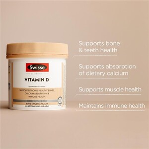 [PRE-ORDER] STRAIGHT FROM AUSTRALIA - Swisse Ultiboost Vitamin D 400 Capsules