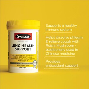 (PRE ORDER) Swisse Ultiboost Lung Health Support 90 Tablets shelf life 2yrs
