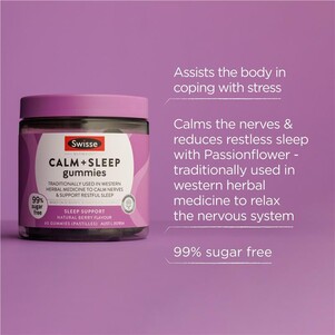 (PRE ORDER) Swisse Calm And Sleep Gummies 60 Pack shelf life 2yrs