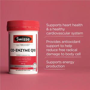 [PRE-ORDER] STRAIGHT FROM AUSTRALIA - Swisse Ultiboost Co-Enzyme Q10 150mg 50 Capsules