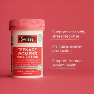 [PRE-ORDER] STRAIGHT FROM AUSTRALIA - Swisse Teenage Ultivite Women's Multivitamin 60 Tablets
