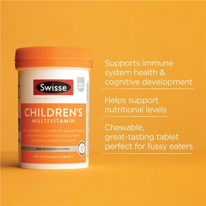 [PRE-ORDER] STRAIGHT FROM AUSTRALIA - Swisse Children's Ultivite Multivitamin 120 Chewable Tablets