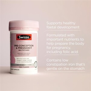 (PRE ORDER) Swisse Ultinatal Pre Conception & Pregnancy 180 Capsules shelf life 2yrs