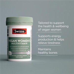 [PRE-ORDER] STRAIGHT FROM AUSTRALIA - Swisse Vegan Womens Ultivite 60 Tablets