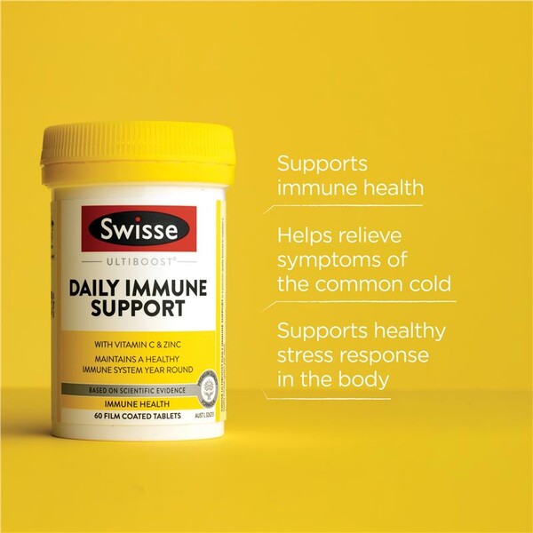 [PRE-ORDER] STRAIGHT FROM AUSTRALIA - Swisse Daily Immune Support 60 Tablets