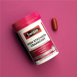 (PRE ORDER) Swisse High Strength Cranberry 25000mg 30 Capsules shelf life 2yrs