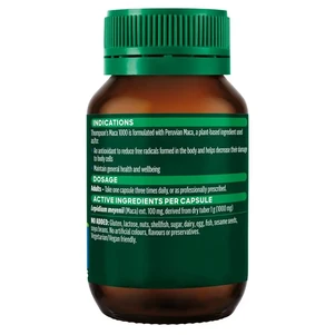 (PRE ORDER) Thompson's Maca 1000 60 Capsules shelf life 2yrs