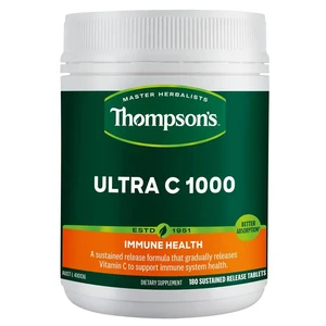 (PRE ORDER) Thompson's Ultra C 1000mg 180 Tablets shelf life 2yrs