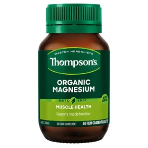 (PRE ORDER) Thompson's Organic Magnesium 50 Tablets shelf life 2yrs