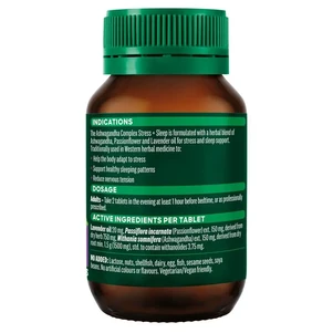 (PRE ORDER) Thompson's Ashwagandha Complex Stress + Sleep 60 Tablets shelf life 2yrs