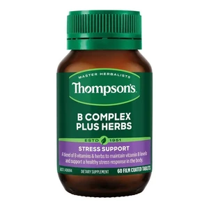 (PRE ORDER) Thompson's B Complex Plus Herbs 60 Tablets shelf life 2yrs