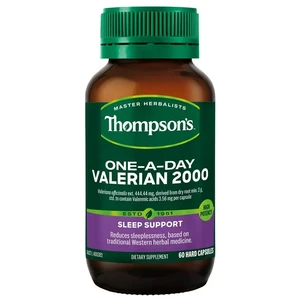 (PRE ORDER) Thompson's One-A-Day Valerian 2000mg 60 Capsules shelf life 2yrs