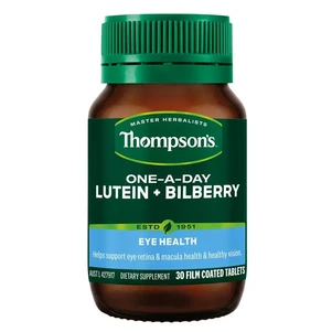 (PRE ORDER) Thompson's One-A-Day Lutein + Bilberry 30 Tablets shelf life 2yrs