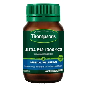 (PRE ORDER) Thompson's Ultra B12 1000mcg 100 Tablets shelf life 2yrs