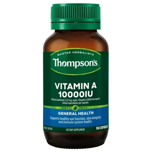 (PRE ORDER) Thompson's Vitamin A 10000iu 150 Capsules shelf life 2yrs