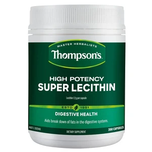 (PRE ORDER) Thompson's High Potency Super Lecithin 200 Capsules shelf life 2yrs